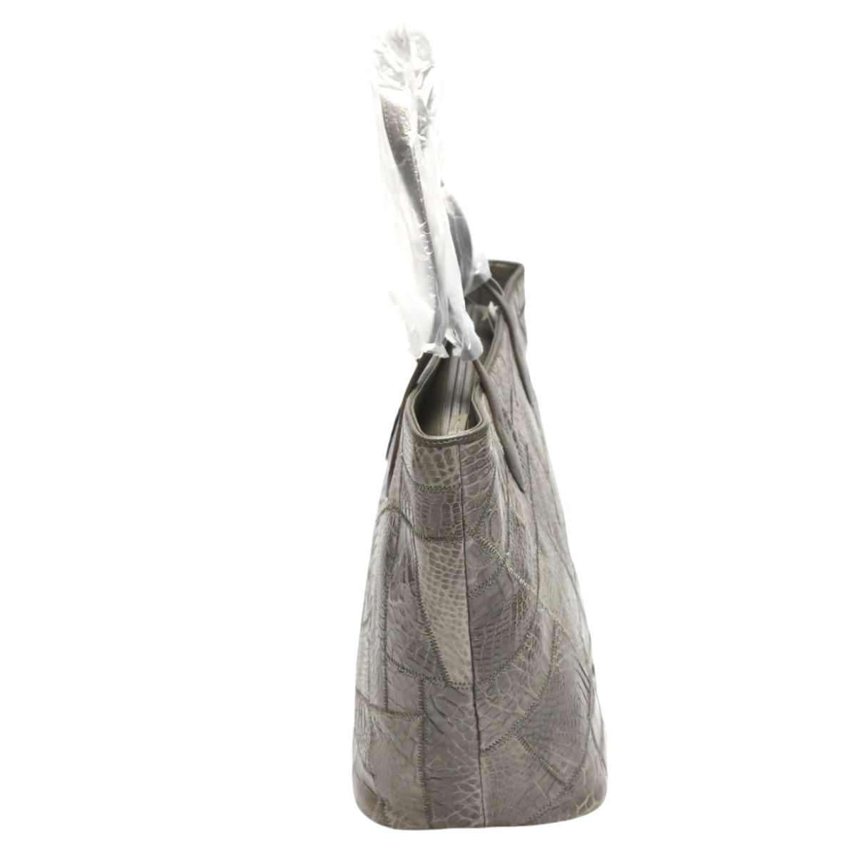 クロコダイル LB-7001 トートバッグ グレー CROCODILE 軽量 パッチワーク