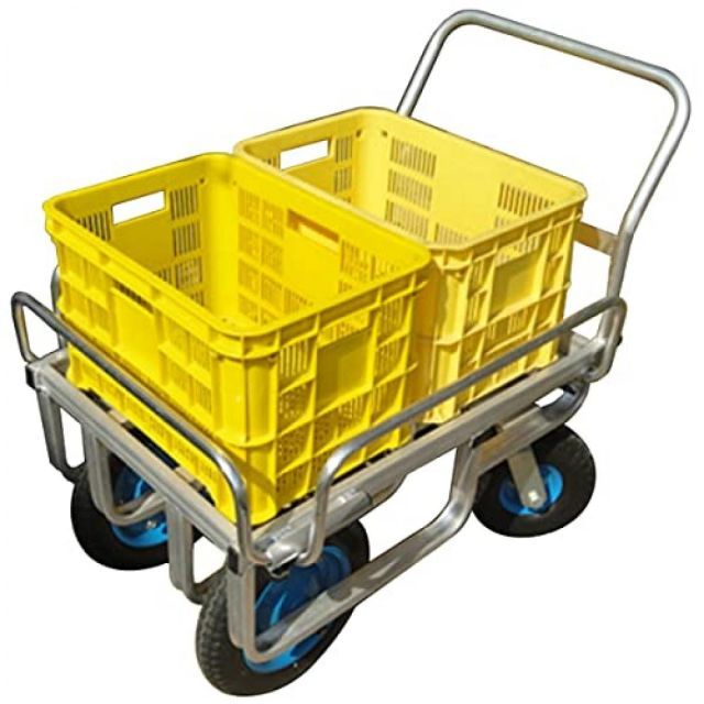  アルミス ALUMIS 大型アルミ四輪キャリー ハウスカー AKZ-D 4 NP コンテナ 積み ノーパンクタイヤ その他 カーポート ガレージ