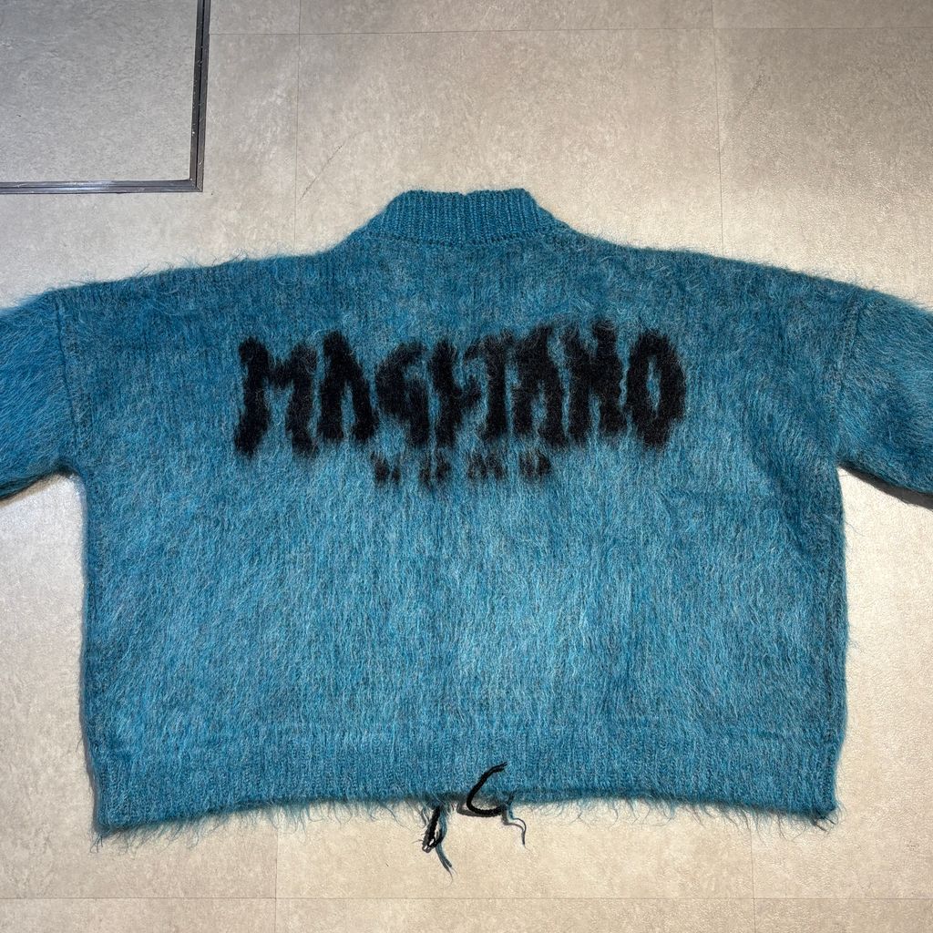 MAGLIANO マリアーノ 20AW HAIRY CARDIGAN モヘアカーディガン ブルー