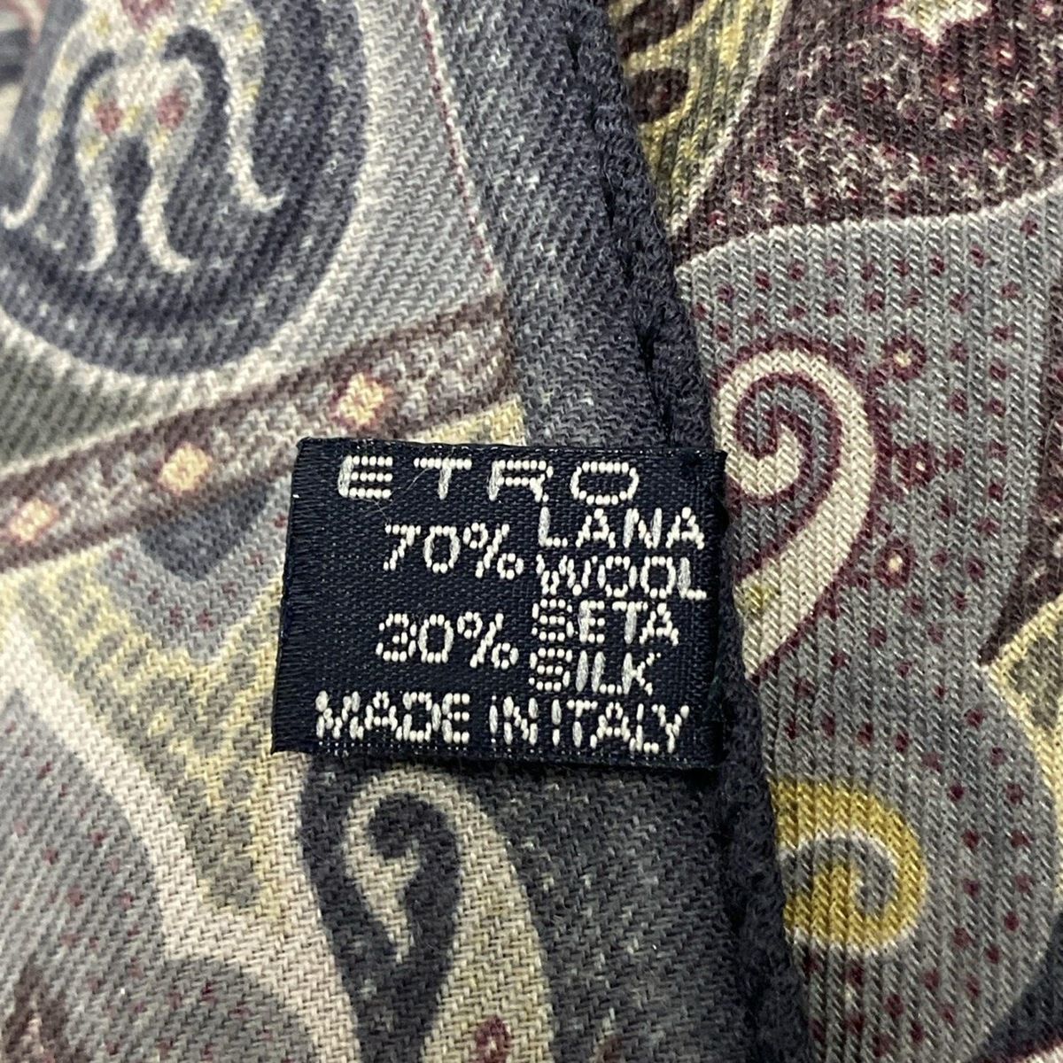 ETRO(エトロ) ストール(ショール) - ダークグレー×カーキ×マルチ
