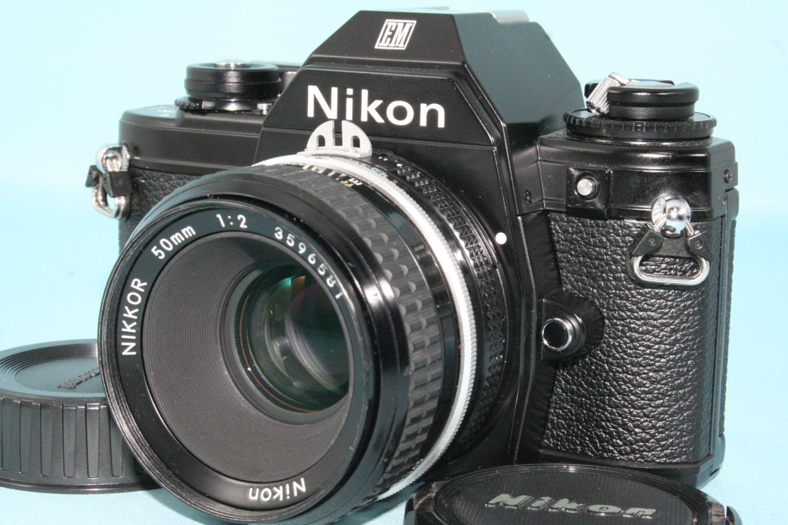 オーバーホール済み Nikon ニコン EM ブラック + Ai 50mm f2