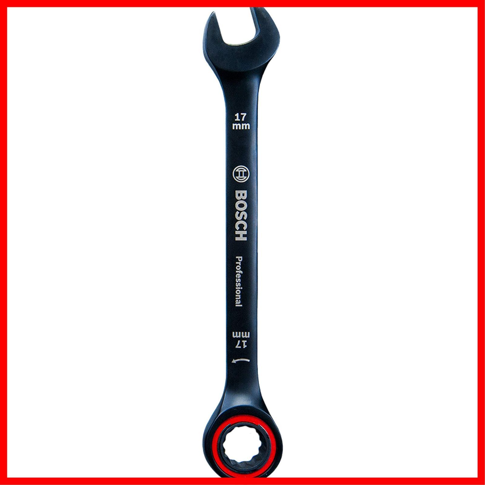 プロフェッショナル コンビネーションスパナ ラチェット機能付き 17mm BOSCH(ボッシュ) クロムバナジウム鋼 ブルー 1600A01TH1