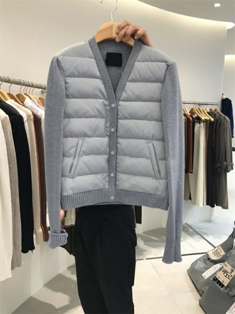 種類8：XL              Vネック ファッション エレガント 厚手 コート[K](T)