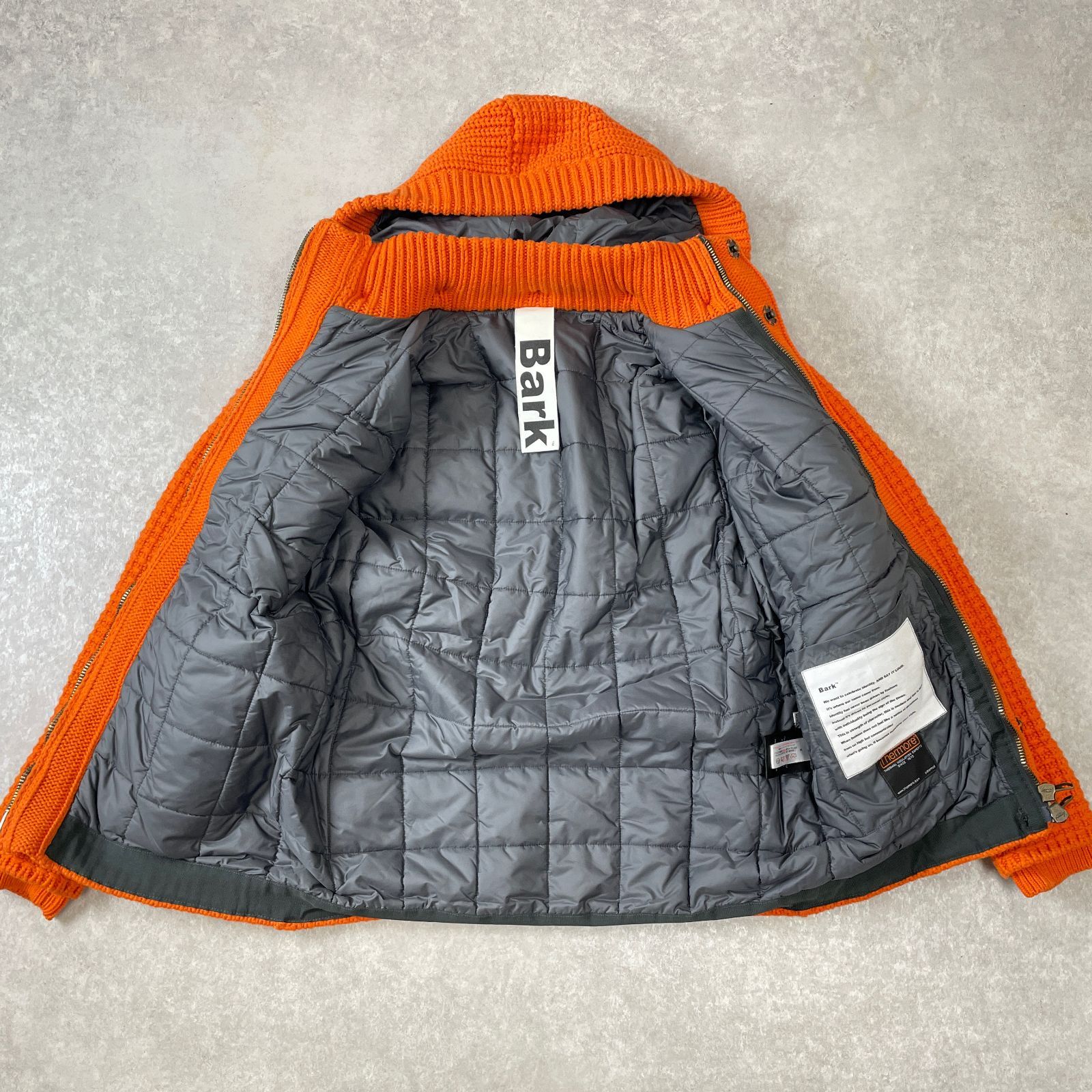 定価10万 Bark ニット ダッフルコート バーク - メルカリ