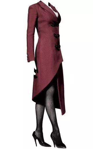 ドールアクセサリー　1/6用 2023春ウーマンズコートセットC(Red) 中古】ドールアクセサリー 1/6用 2023春ウーマンズコートセットC