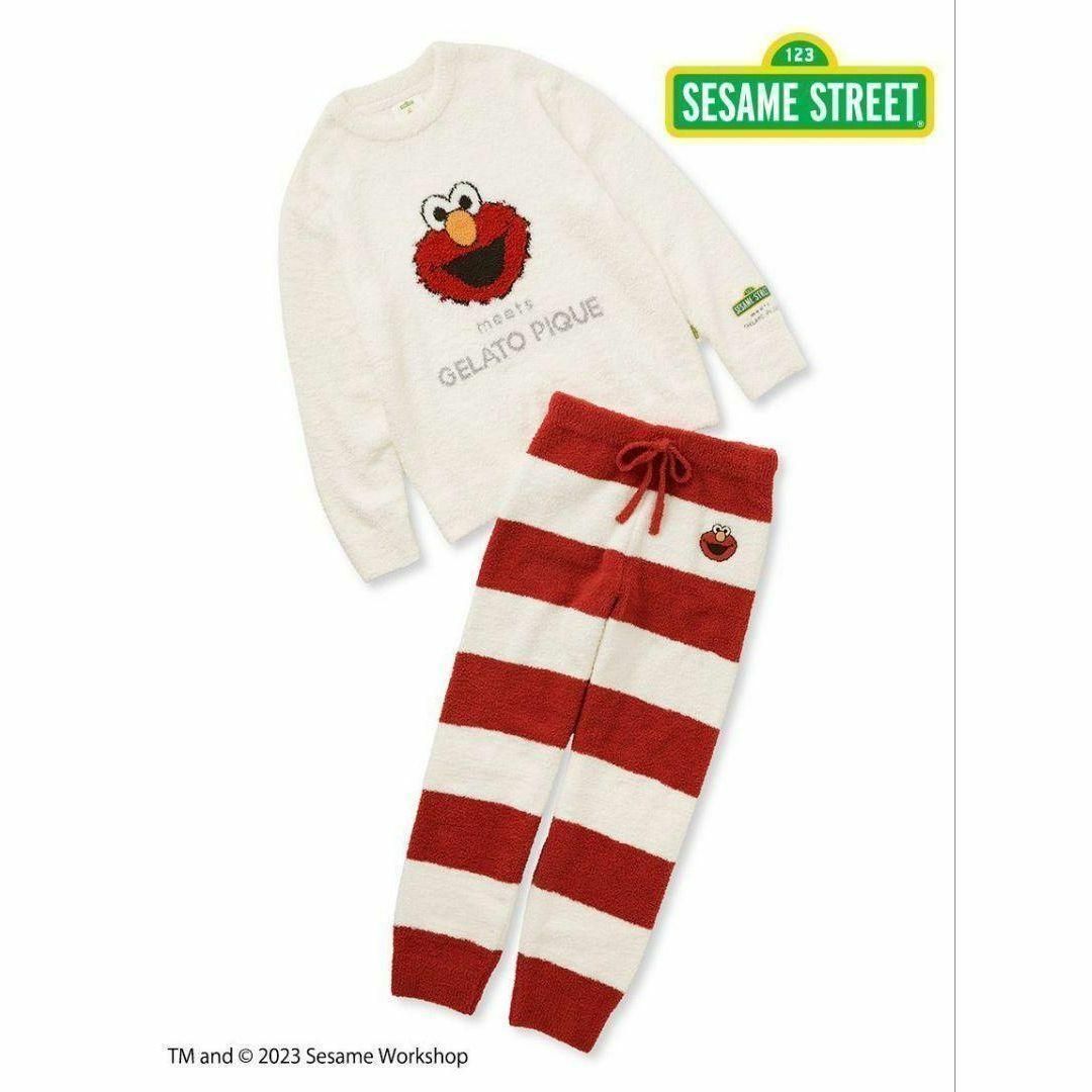 メンズ【SESAME STREET】ジャガードプルオーバー&ロングパンツ