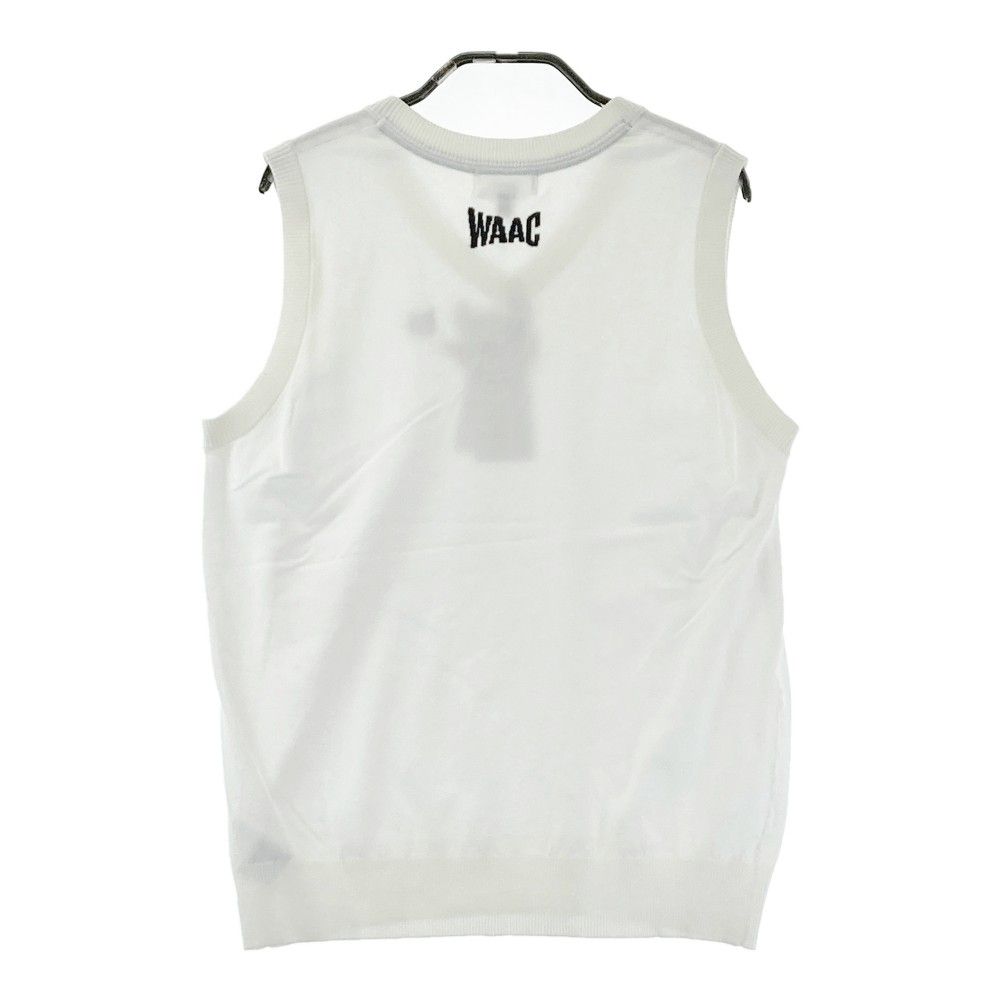 サイズ S WAAC ワック 072242761 ニットベスト ホワイト系 240101419492 ゴルフウェア レディース ストスト