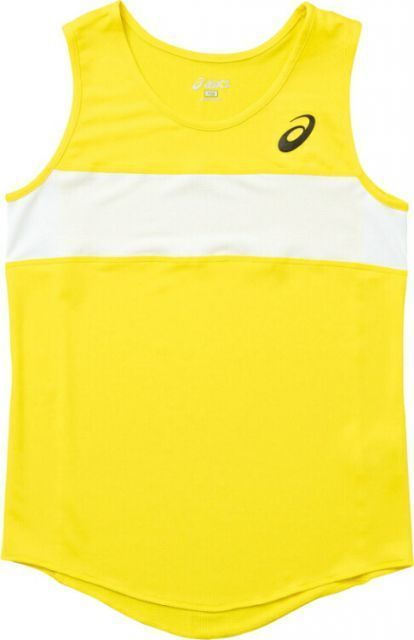 asics アシックス SINGLET イエロー L XT2035 4 | スポーツ レディース スポーツウェア ウエア 陸上 陸上競技 ランニング ランニングウェア ランニングシャツ イエロー 黄色 L 汗処理機能 通気性 薄