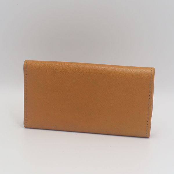 CELINE トリオンフ シャイニー カーフ 6連 ゴールド キーケース