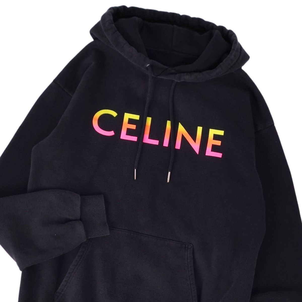 セリーヌ CELINE パーカー フーディー ロゴ スウェット コットン