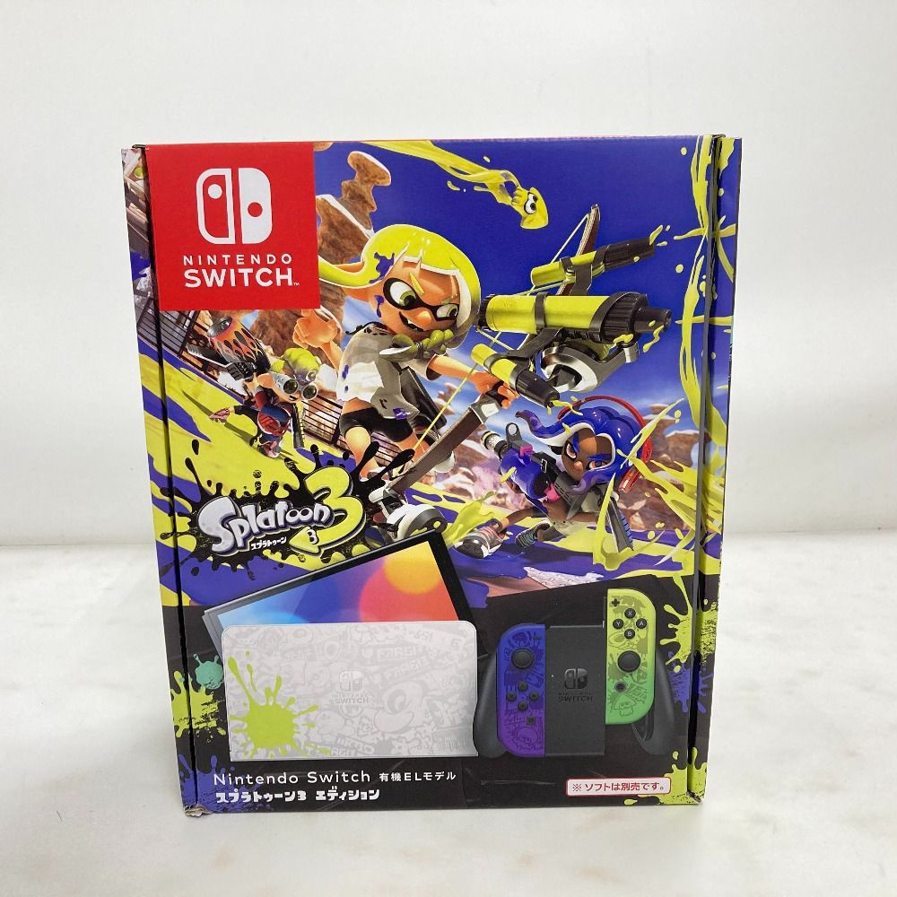 02w01777 Nintendo ニンテンドー Switch 有機ELモデル スプラトゥーン3 エディション ゲームハード ※未使用 中古品 -  メルカリ