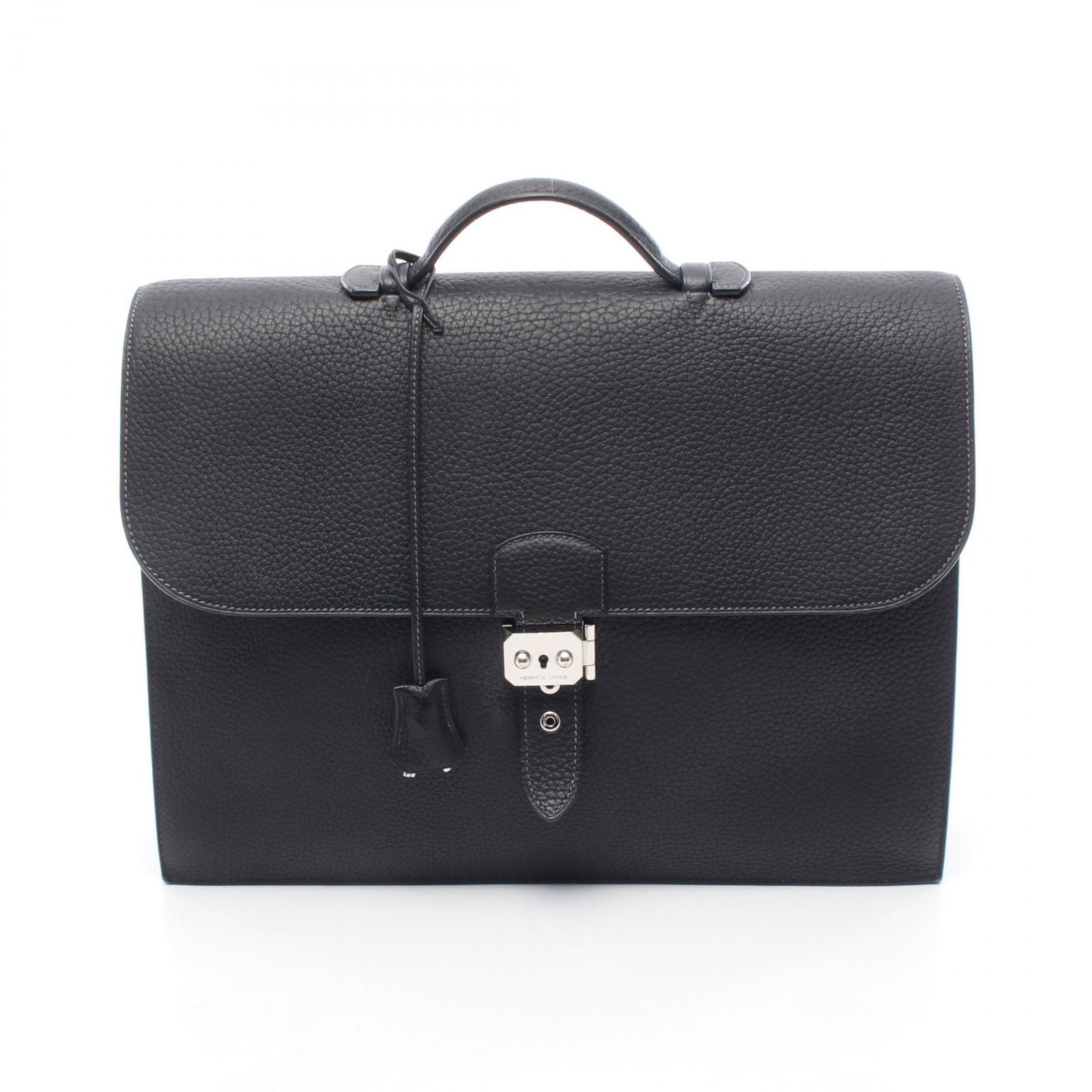 エルメス HERMES ビジネスバッグ サックアデペッシュ38 マチ2 ブルー