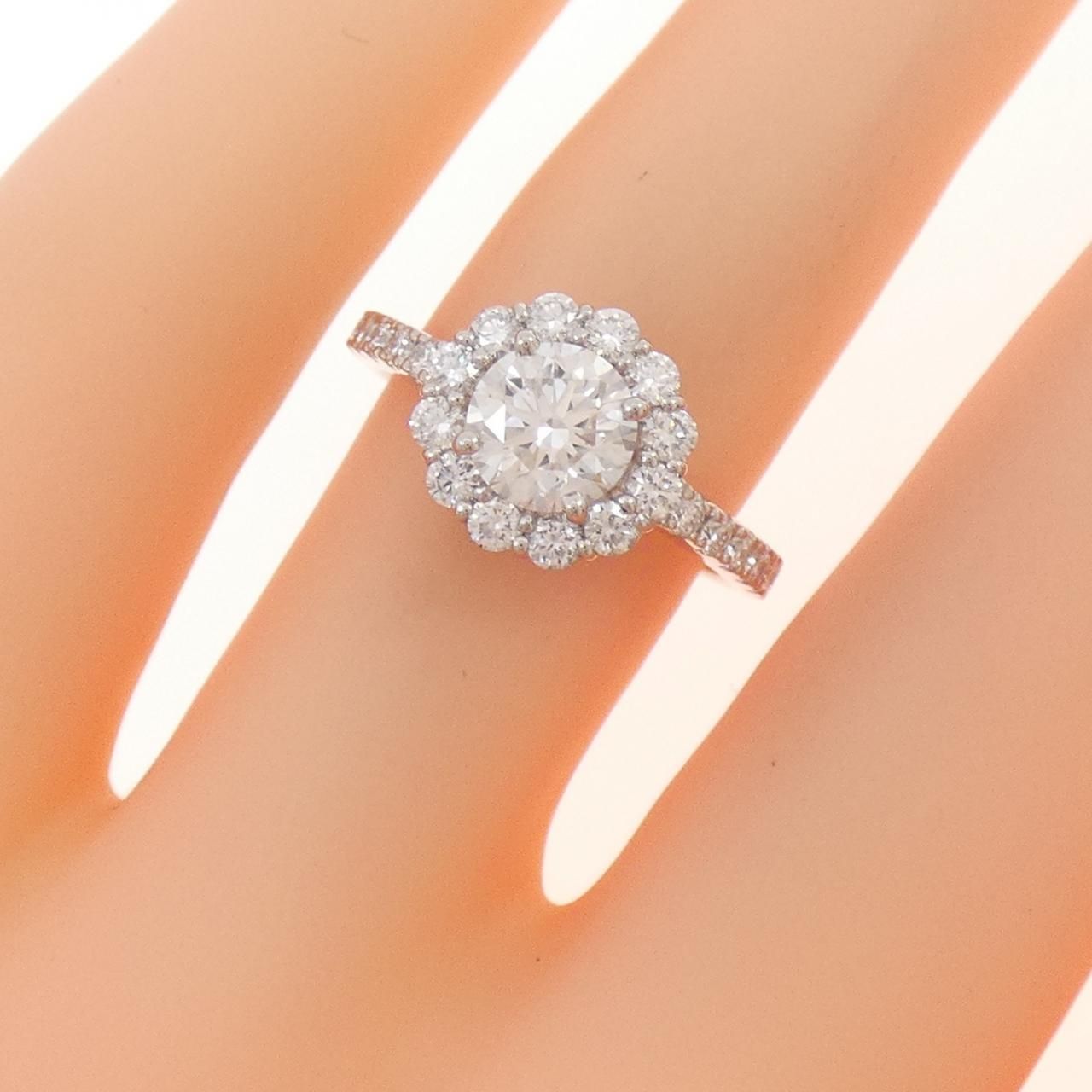 PT ダイヤモンド リング 0.72CT Pt900 ダイヤモンド リング 0.72ct ハート