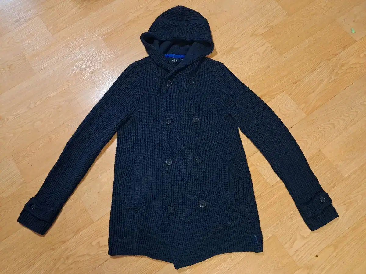 【雷市場（ポンジャン）商品韓国直送】 u003c명품u003e ARMANI(アルマーニ) ARMANI EXCHANGE(アルマーニ エクスチェンジ) AX フード ダブル ハーフ ニット セーター （ 95 サイズ