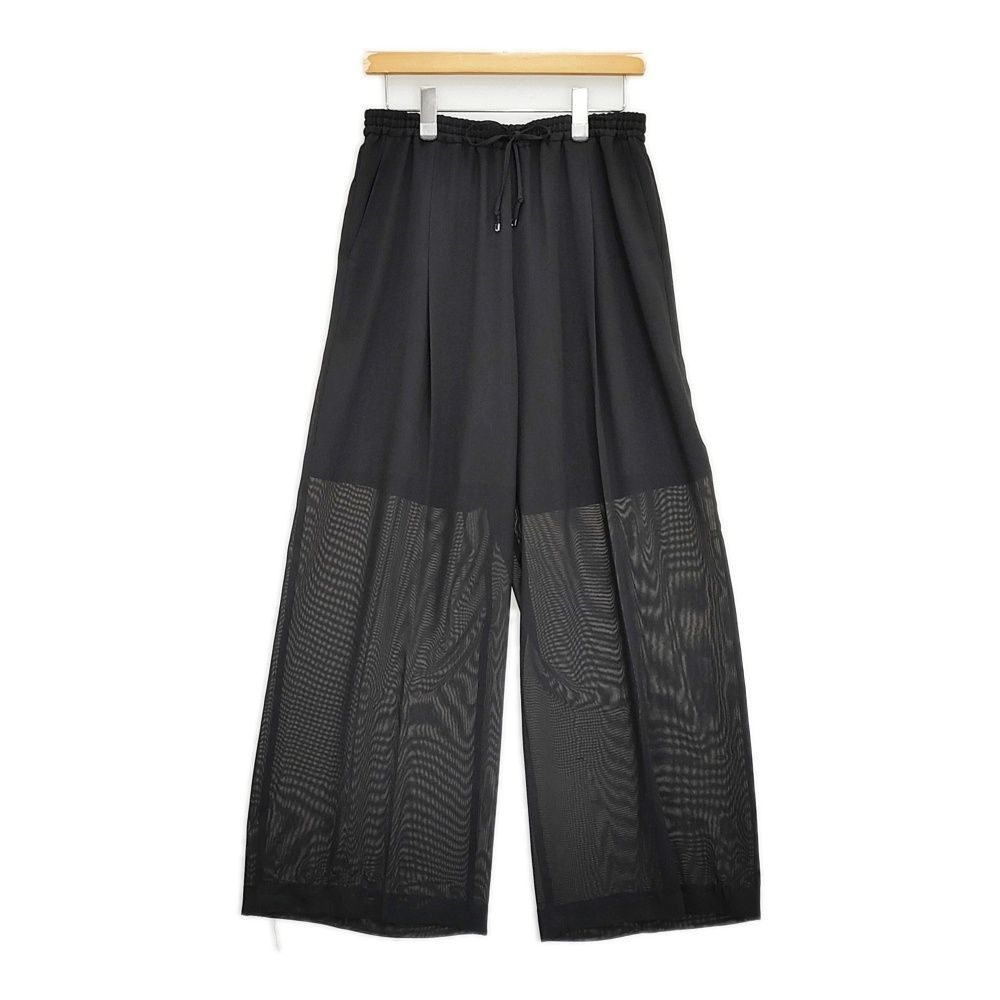 Diagram GRACE CONTINENTAL ソフトファイユパンツ 38 定価29700円 25SS ブラック レディース ダイアグラムグレースコンチネンタル【中古】5-0916M♪ Diagram GRACE CONTINENTAL ソフトファイユパンツ 38 定価29700円 25SS