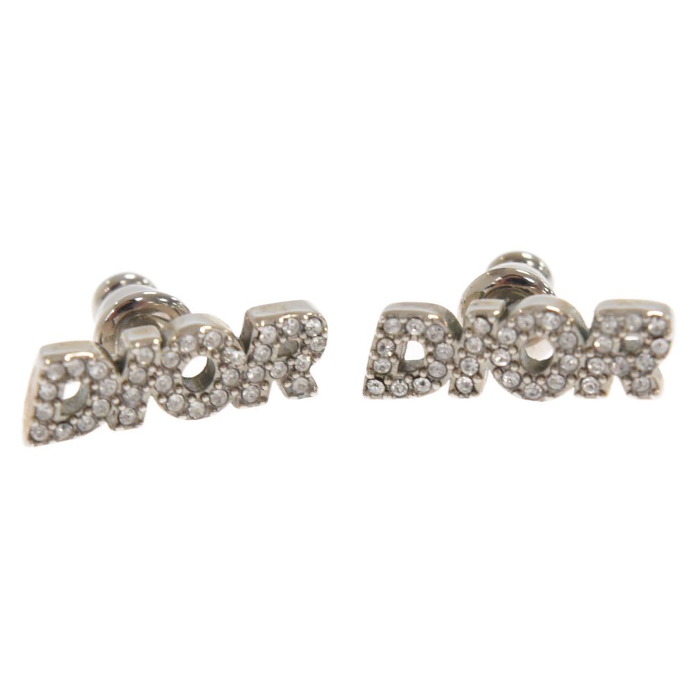 DIORピアス クリスタルロゴ DIOR (ディオール) クリスタルロゴ ラインストーン ピアス