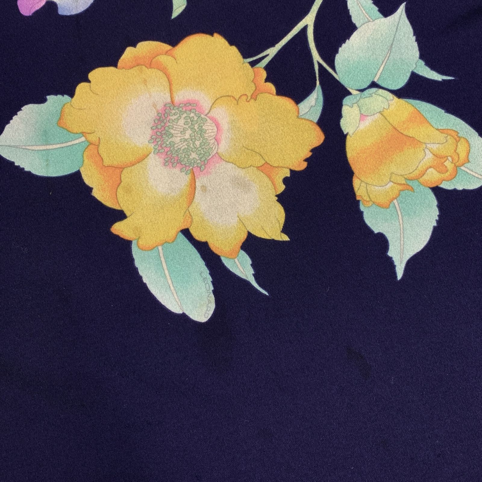 LEONARD PARIS レオナール シルクプリントTシャツ インポート