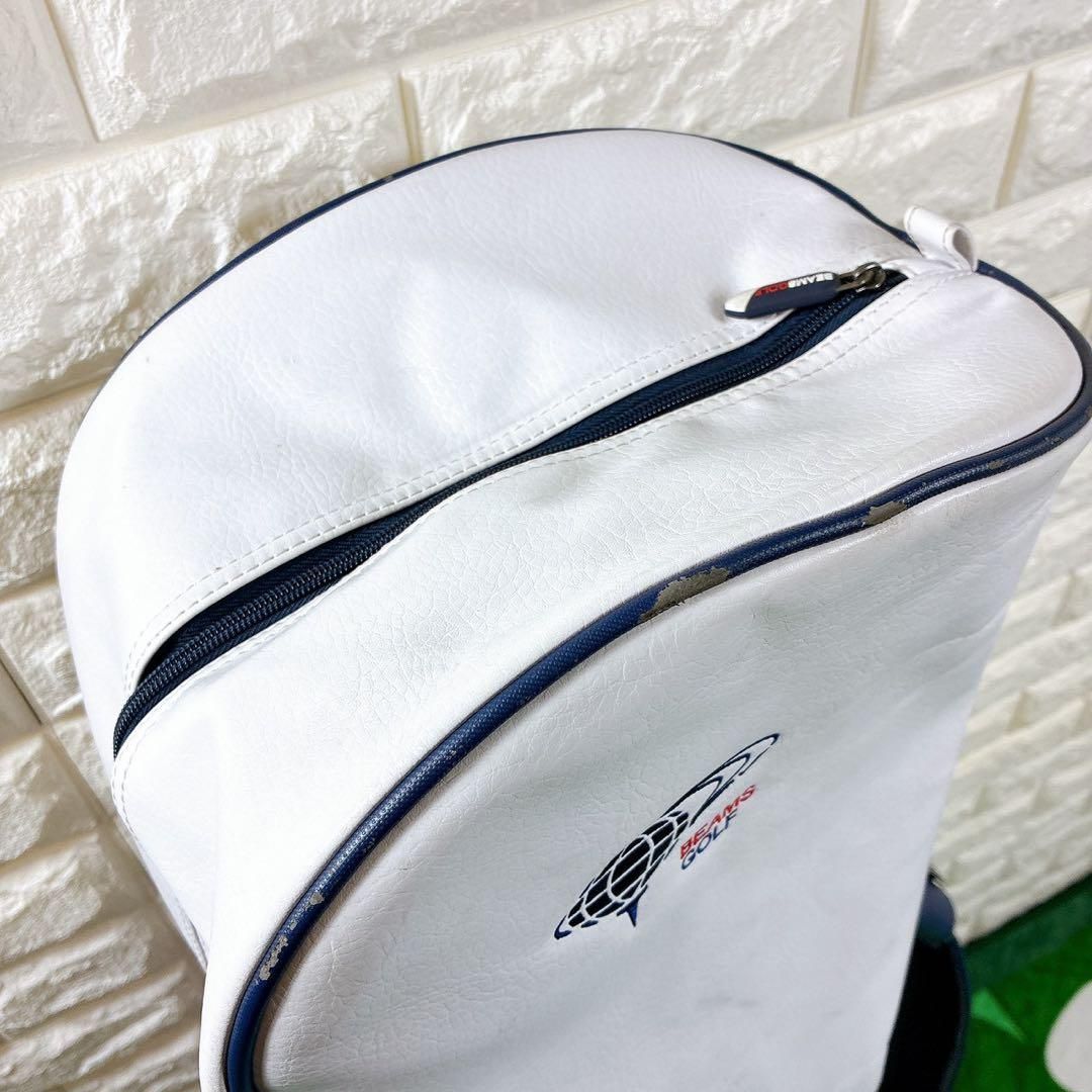 ビームス ゴルフ トリコロールカラー　キャディーバック 9インチ ビームス ゴルフ トリコロールカラー キャディーバック 9インチ