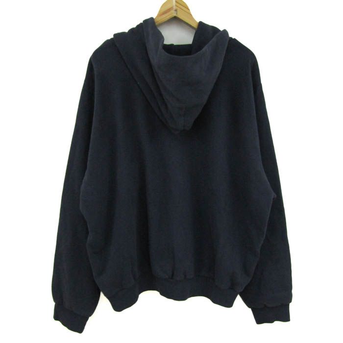 イージー フルジップパーカー 長袖 YEEZY GAP 大きいサイズ トップス メンズ XXLサイズ ネイビー YZY