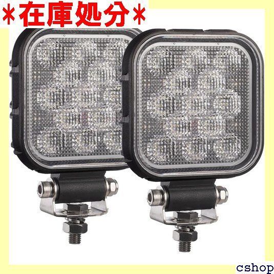 ていページ 除雪機 led作業灯 直径113mm 13W 薄型 広角 車外灯 デッキライト 機械の