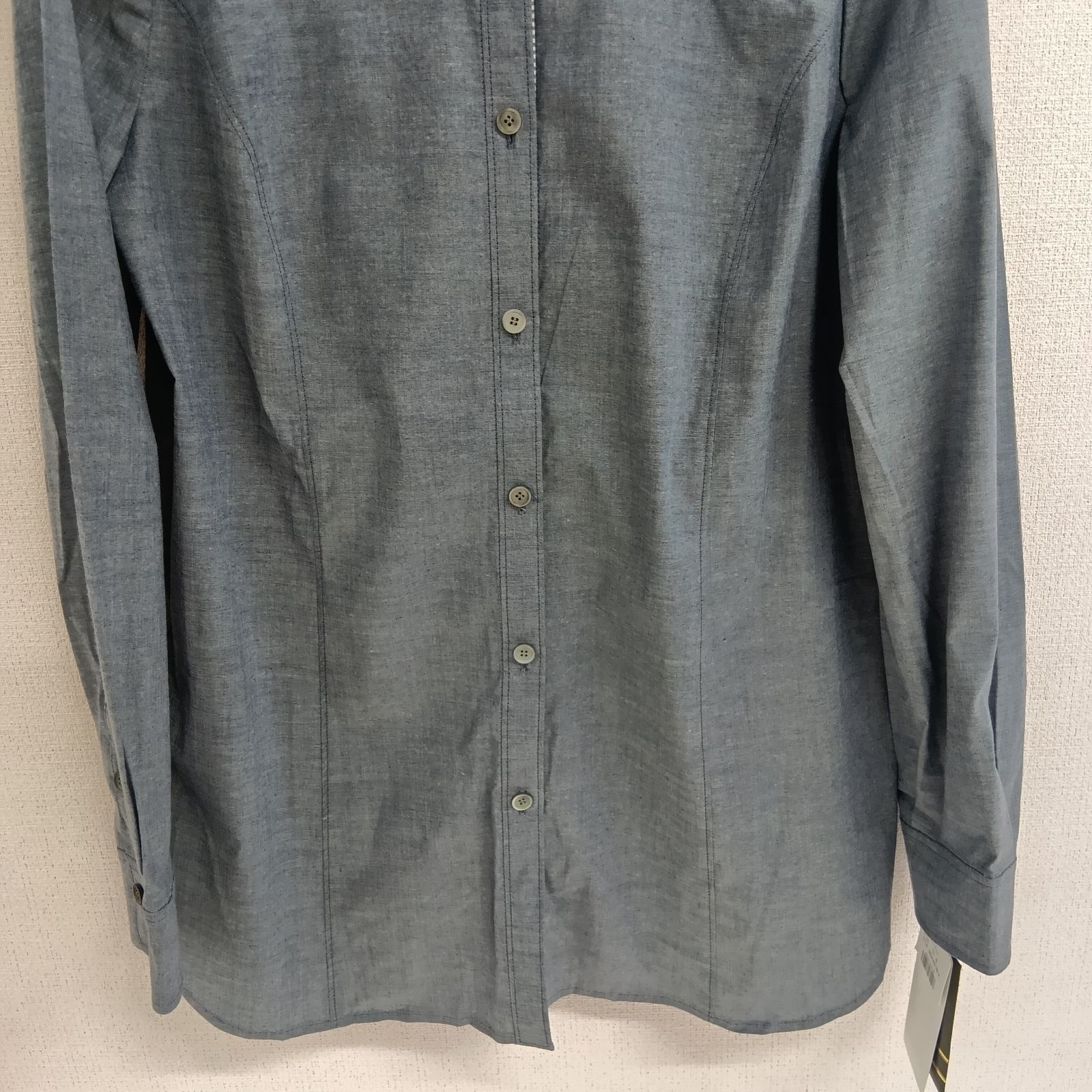 leilian]レリアン シャツ 長袖 メンズ タグ付き サイズ11号 L
