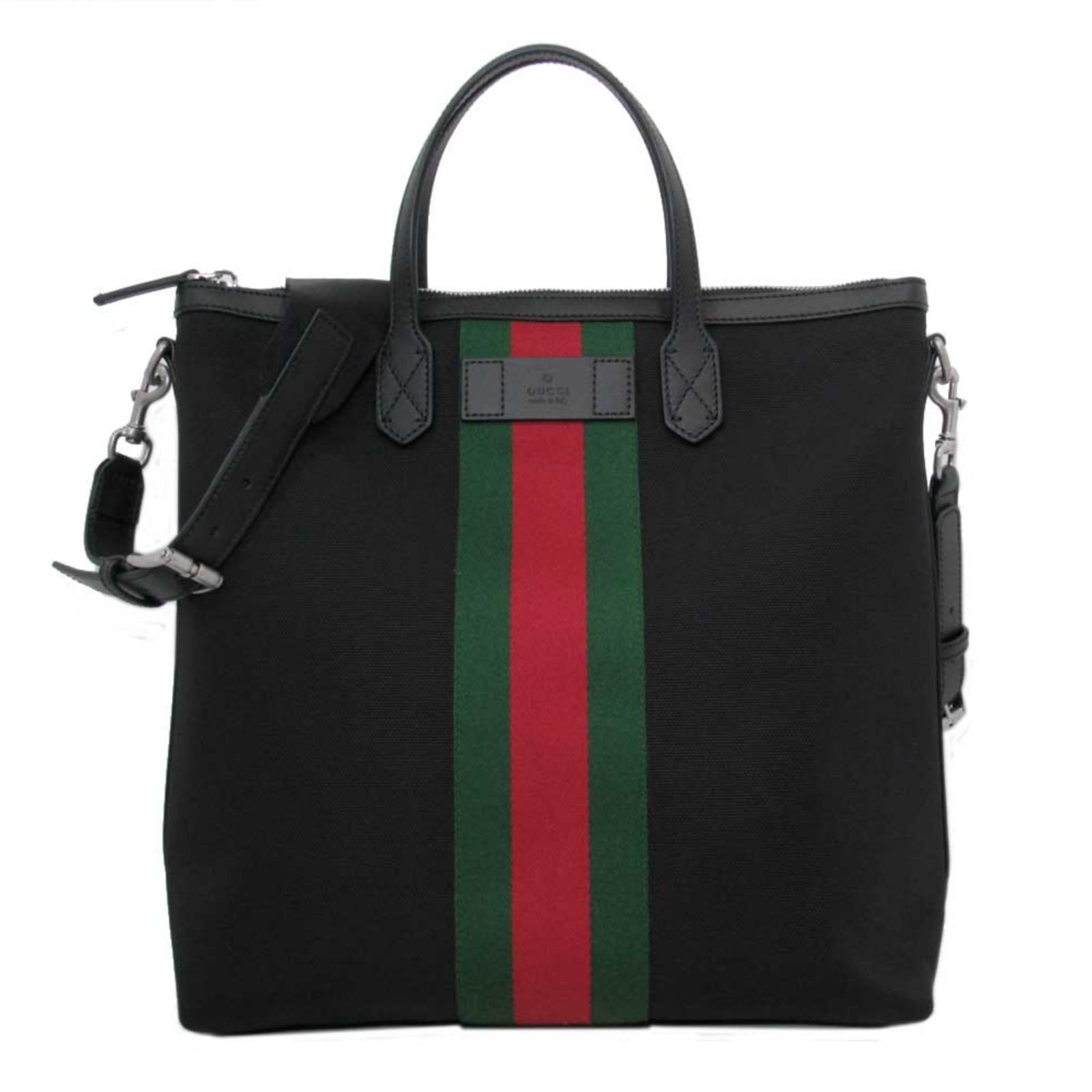 グッチ トートバッグ GUCCI キャンバス ウェビングライン 2WAY グッチ トートバッグ GUCCI キャンバス ウェビングライン 2WAY