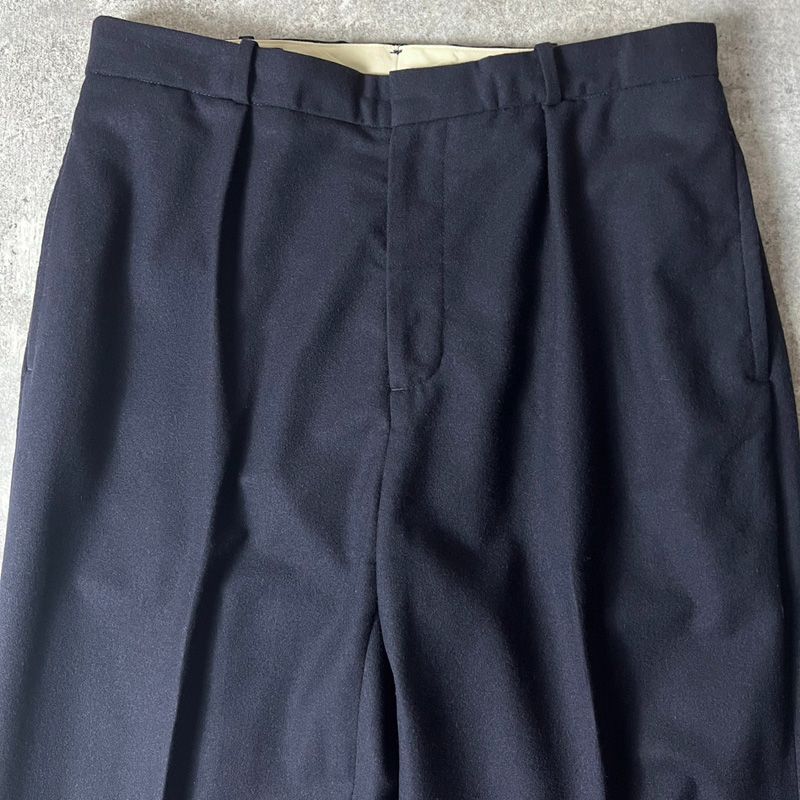 90s POLO RALPH LAUREN 1タック ウール スラックス パンツ 34 34