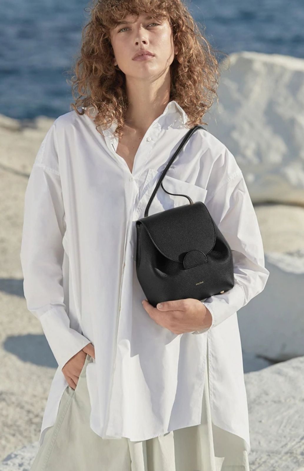 TOWAVASE トワヴァーズ ビジューくるみ刺繍 リネン スモックワンピース