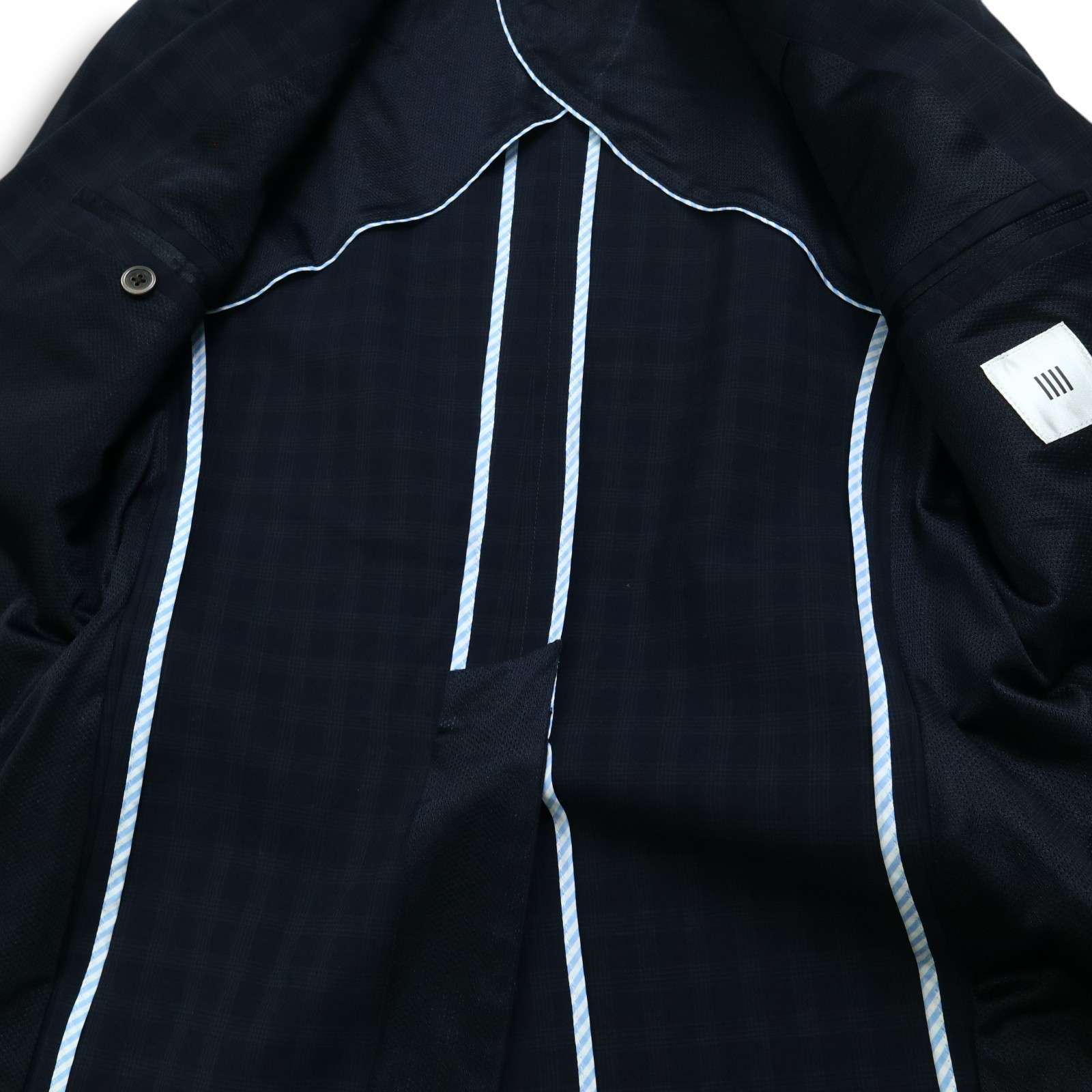 SUIT SELECT スーツセレクト 通年 背抜き☆ チェック柄 アンコン 