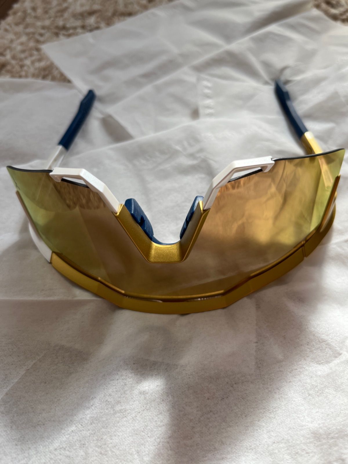 美品 100% フェルナンドタティスJr コラボ S3 ゴールド 完売品 100%(ワンハンドレッド) ／ SPEEDCRAFT(スピードクラフト) XS