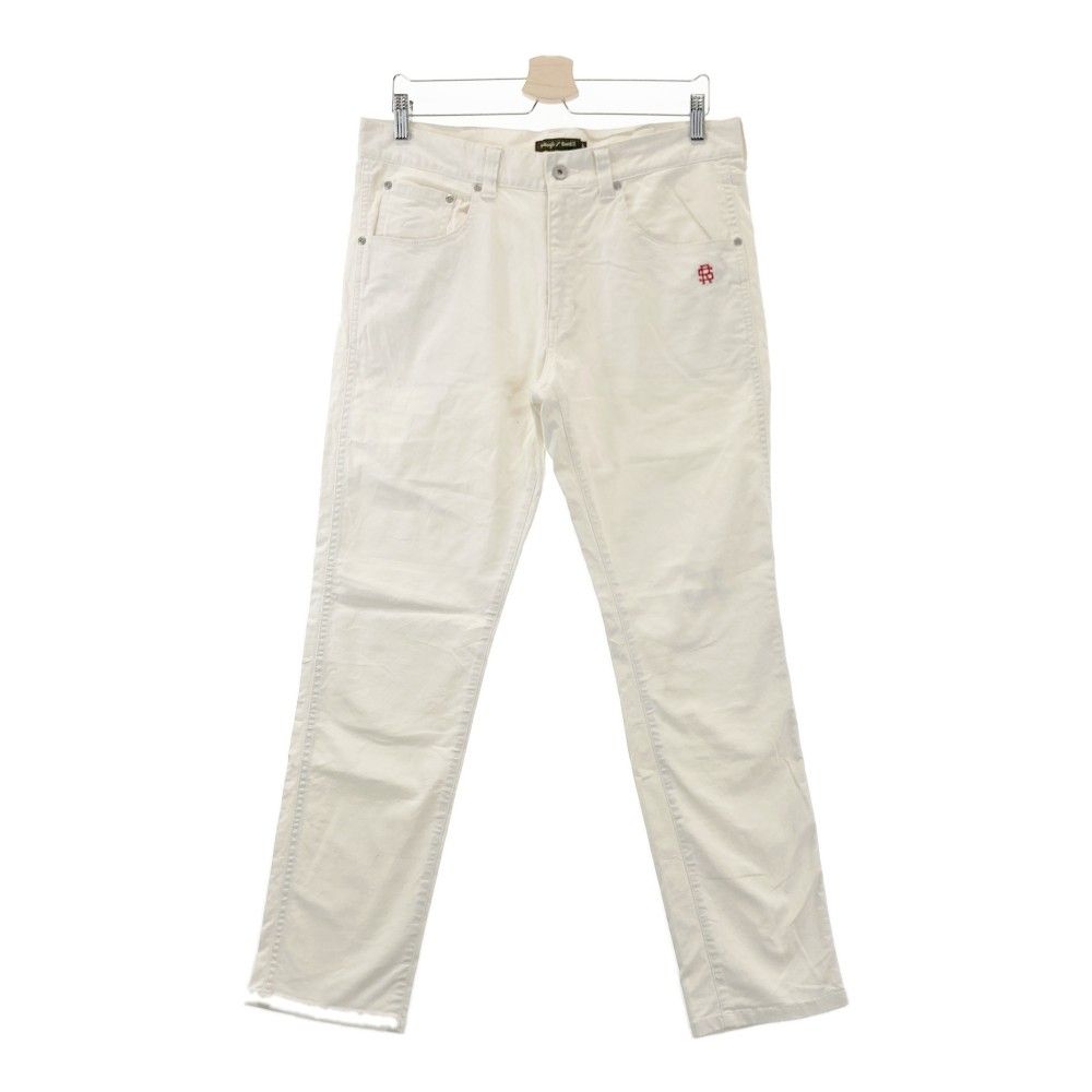 サイズ：L ROUGH&SWELL ラフアンドスウェル ストレッチパンツ ホワイト系 [240101407191] ゴルフウェア メンズ ストスト