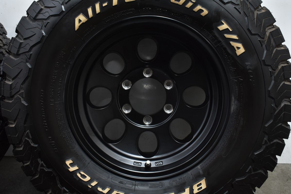 265/75r16 グッドリッチ プロコンプ16インチ 8J インセット0 格安！