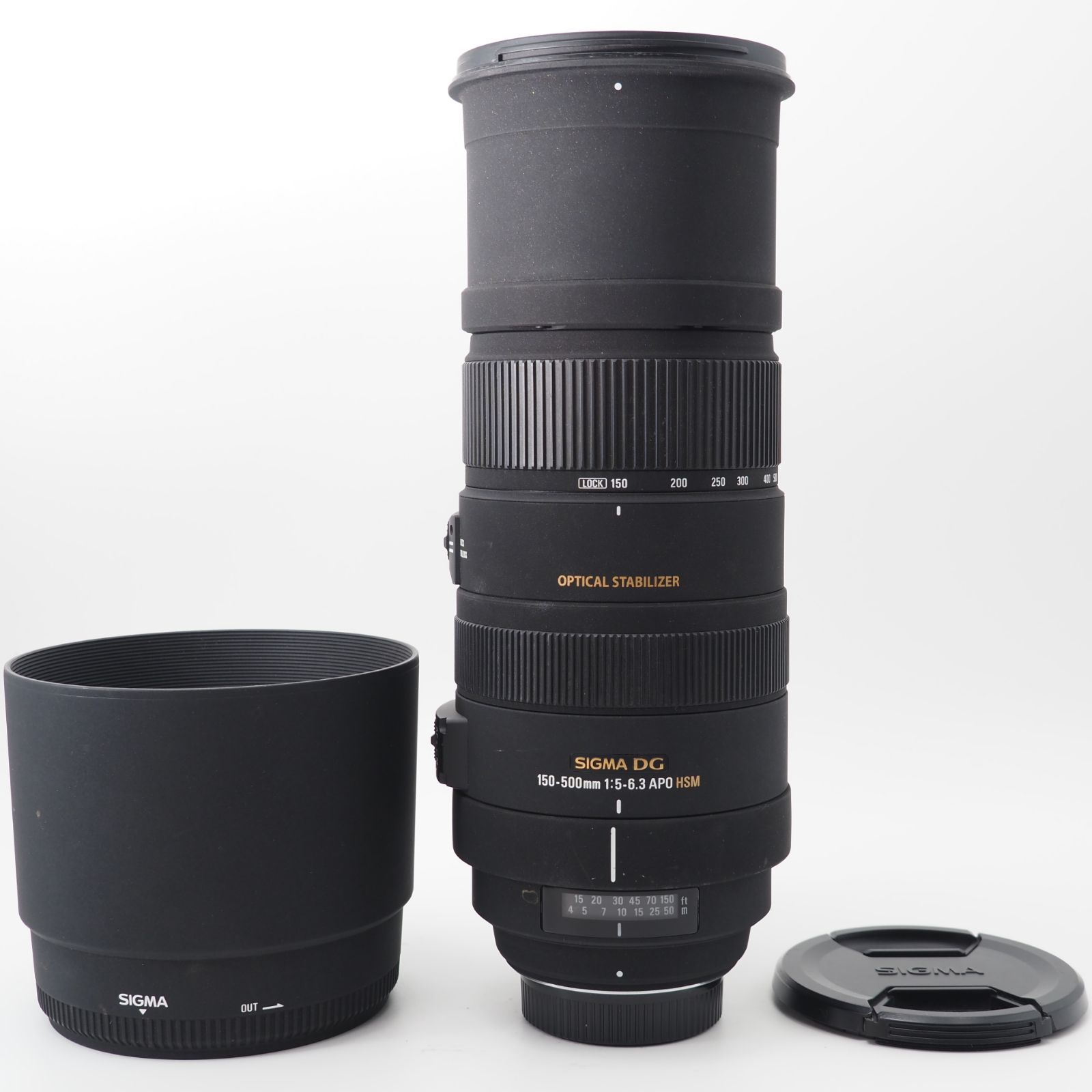 101851☆極上品☆SIGMA 超望遠ズームレンズ APO 150-500mm F5-6.3 DG OS HSM ニコン用 フルサイズ対応 ...