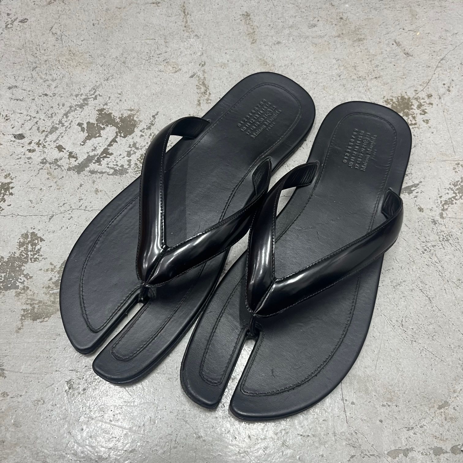 maison margiela マルジェラ 足袋 サンダル ネイビー メゾンマルジェラ