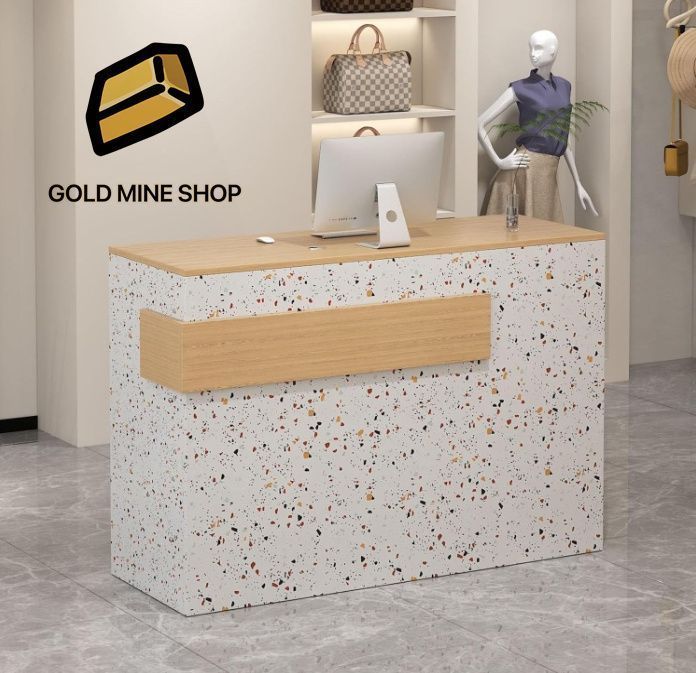 受付カウンター レジカウンター シンプルカウンター 店舗 小型フロント 衣料品店 美容室 インカムカウンター バー受付 衣料品店 美容室 イ