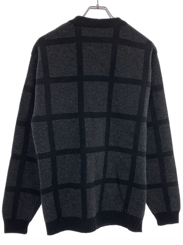 PSEUDOS シュードス 22AW SAMUE GRID CARDIGAN SWEATER WAC 作務衣 