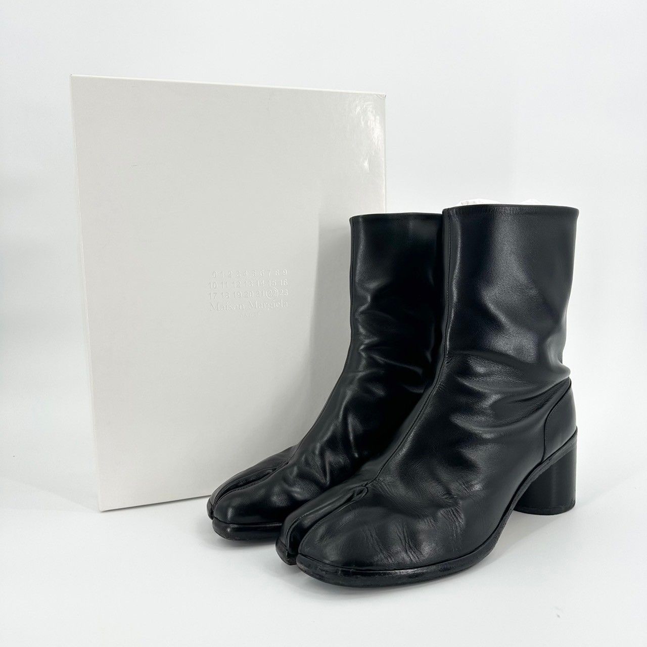 ♪　Maison Margiela メゾンマルジェラ S57WU0132 PR516 足袋ブーツ ブラック サイズ43 28～28.5cm相当  タビブーツ tabi boots