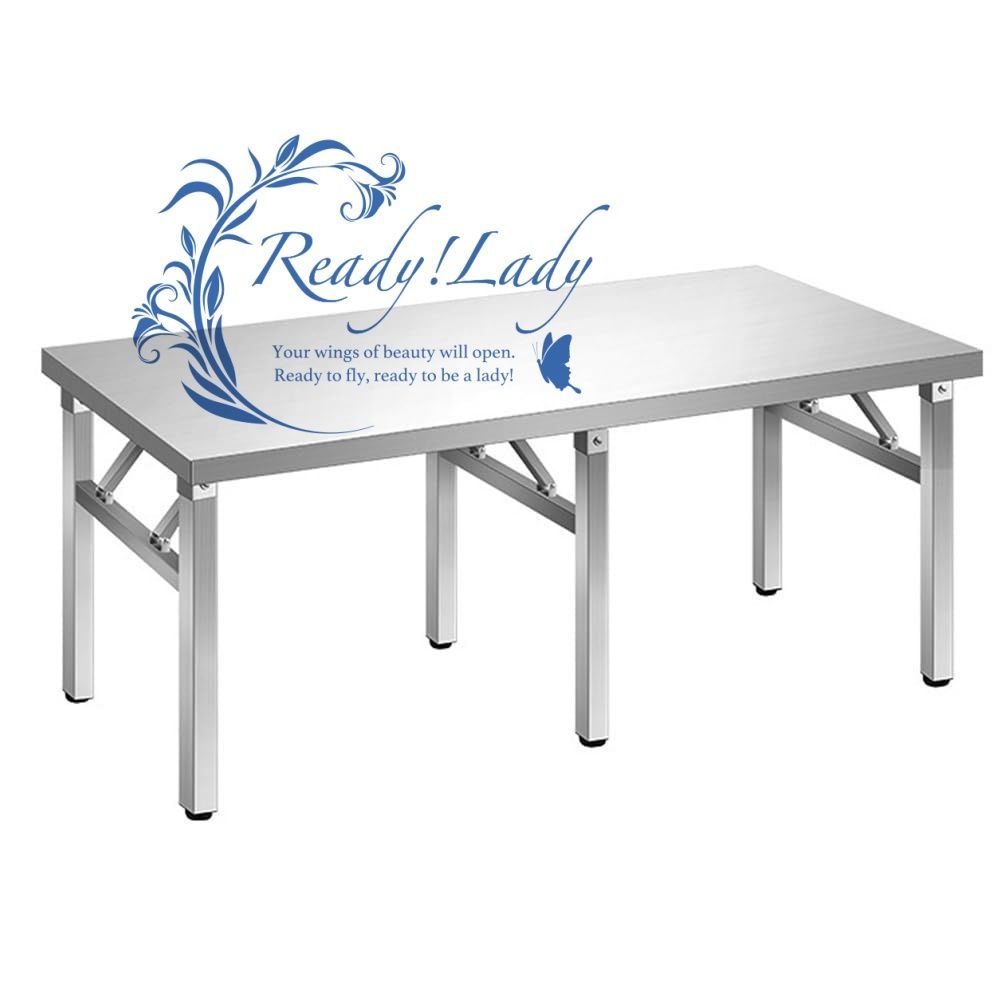 ステンレス作業台 折りたたみ式 調理台 キッチン台 耐荷重500kg 厚型ステンレス天板 防水防油 業務用 飲食店 家庭用 DIY ワークベンチ 溶接作業台 包装カウンター お手入れ簡単 収納簡単 取り付け不要 180X80X75cm