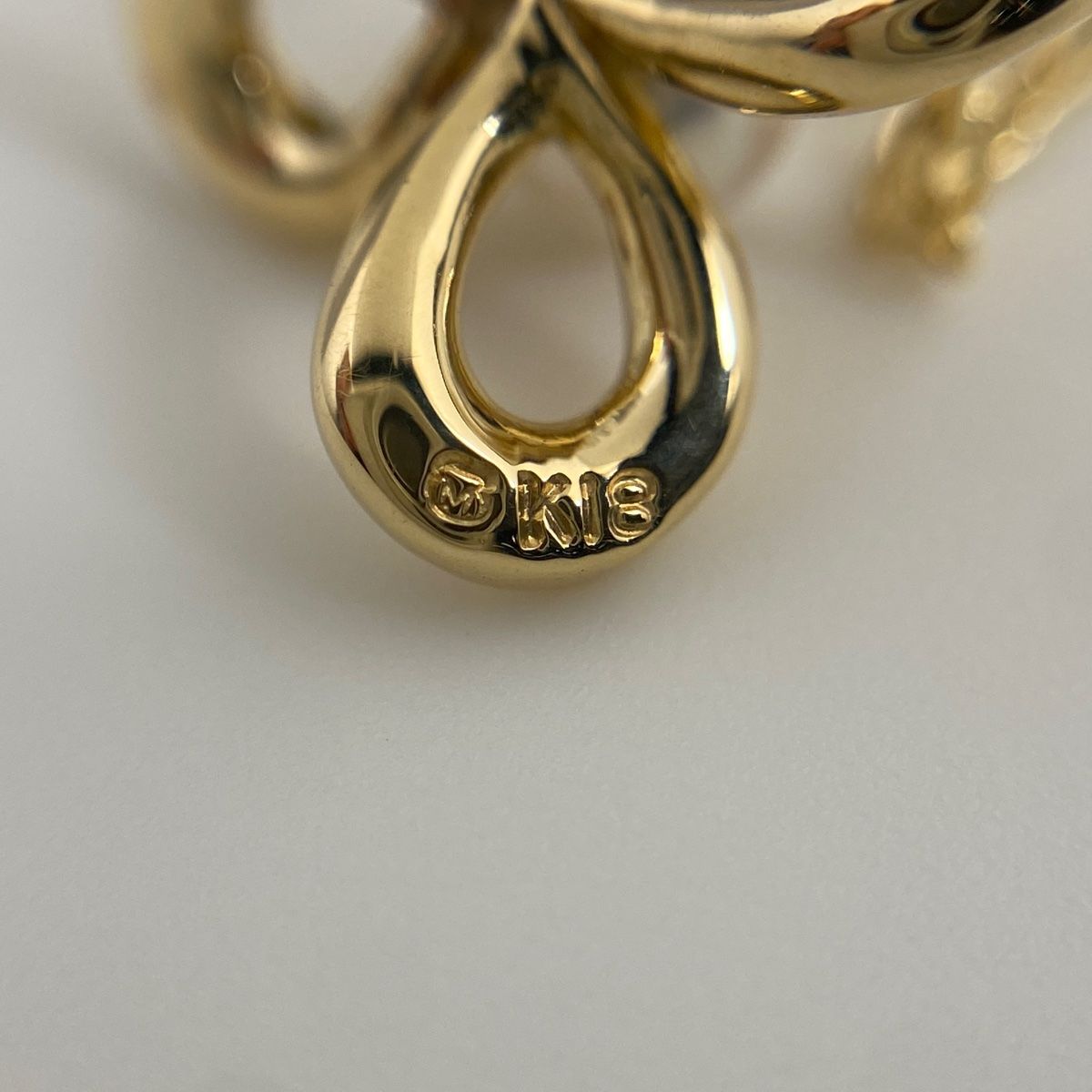 ミキモト MIKIMOTO パール デザインネックレス YG イエロー
