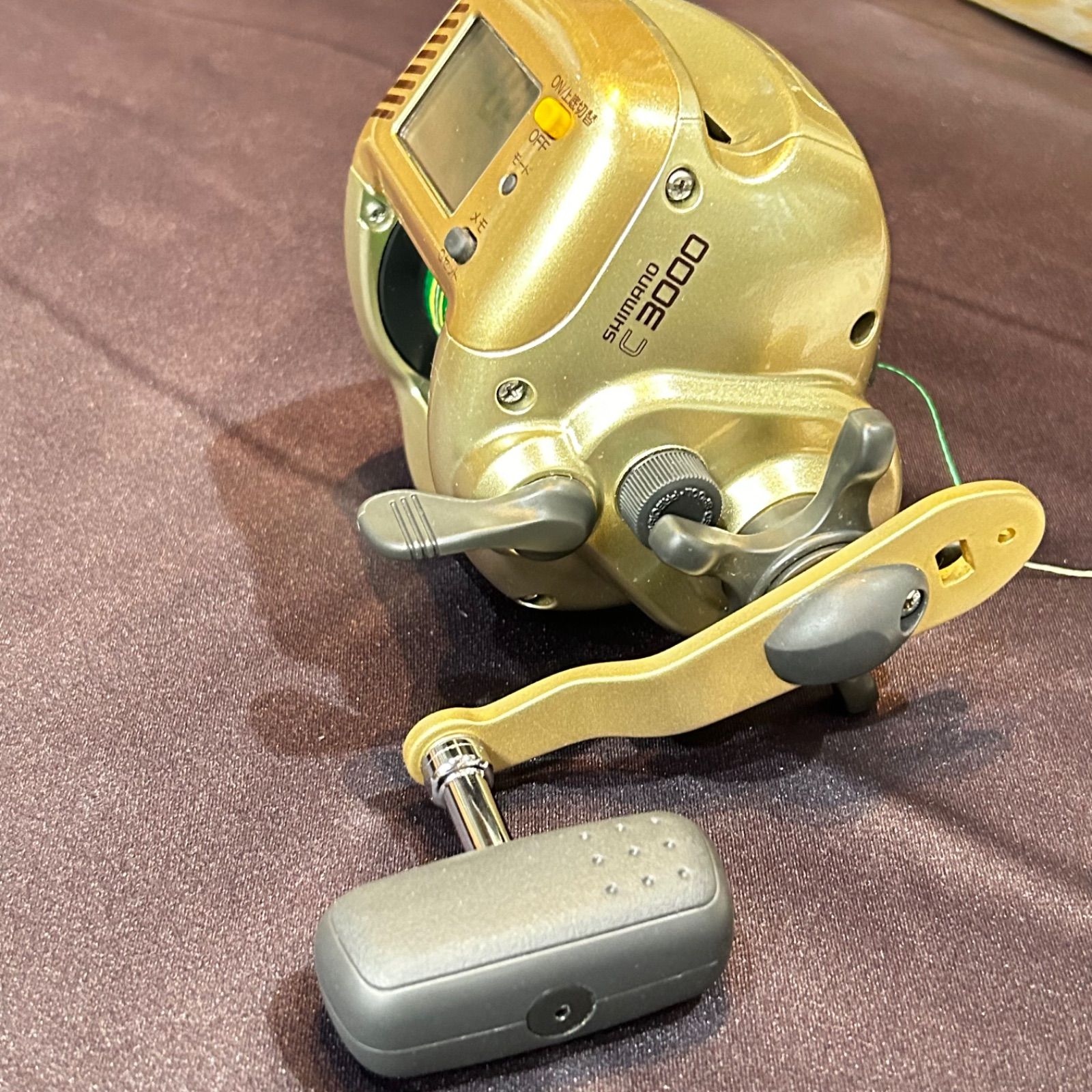 中古 SHIMANO 小船 SLS C3000 RF443 船釣り リール【A0203