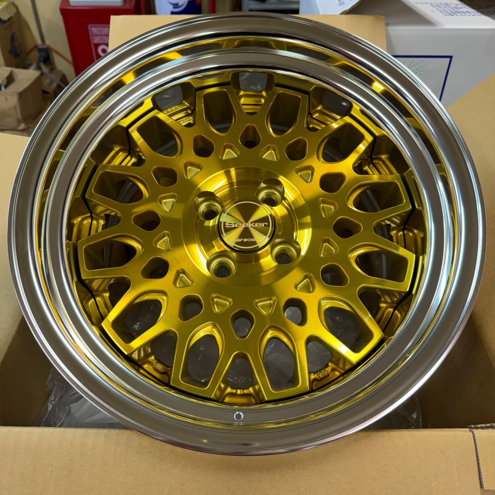 4本セット WORK シーカー CX 16インチ 8.5j +6 PCD100
