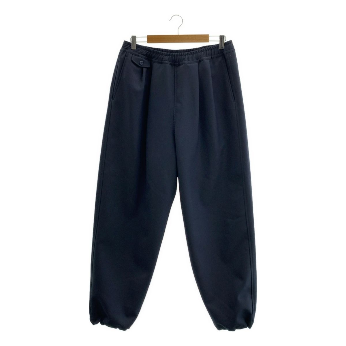 FreshService | フレッシュサービス | DOWN FABRIC TWO TUCK TRACK PANTS | ドローストリング トラックパンツ | L | ネイビー | メンズ