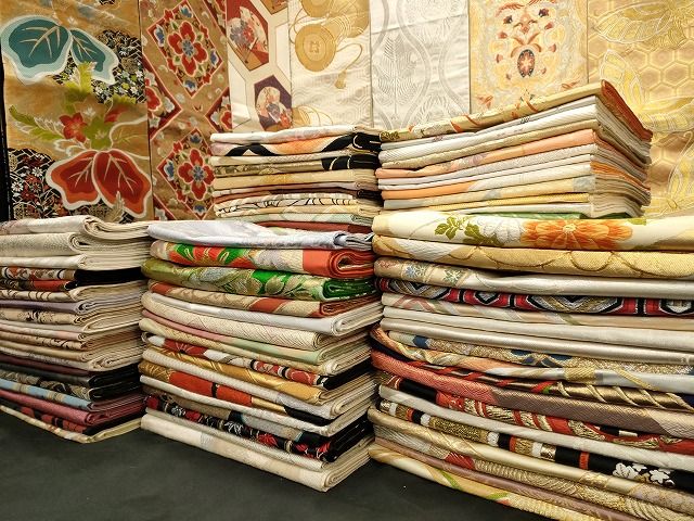 平和屋本店□袋帯 西陣 まとめて100点 鳳凰 向かい鶴 鳥 蝶 更紗 花柄