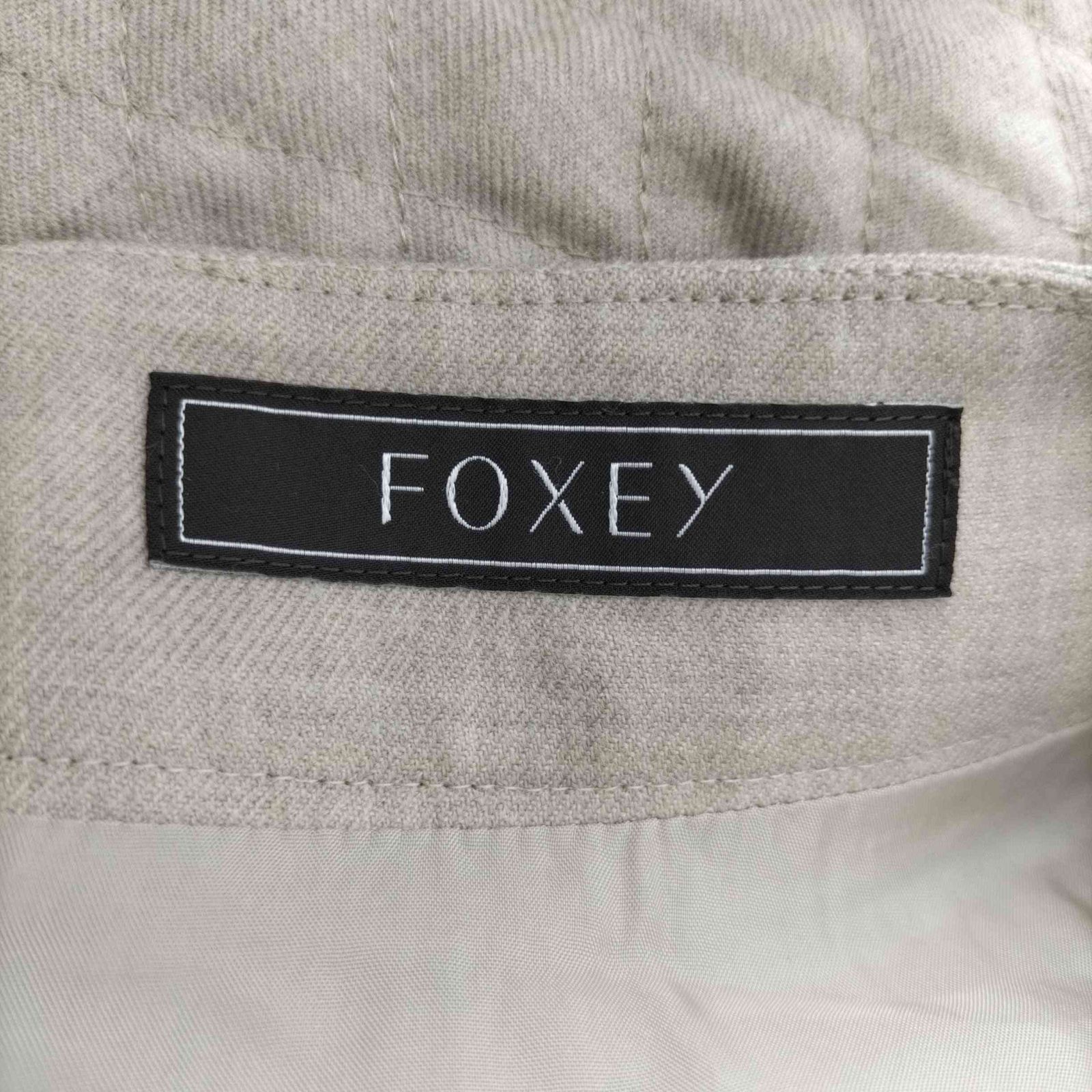フォクシー FOXEY クロスフレアスカート ロング キルティング 中綿 レディース 38 - メルカリ