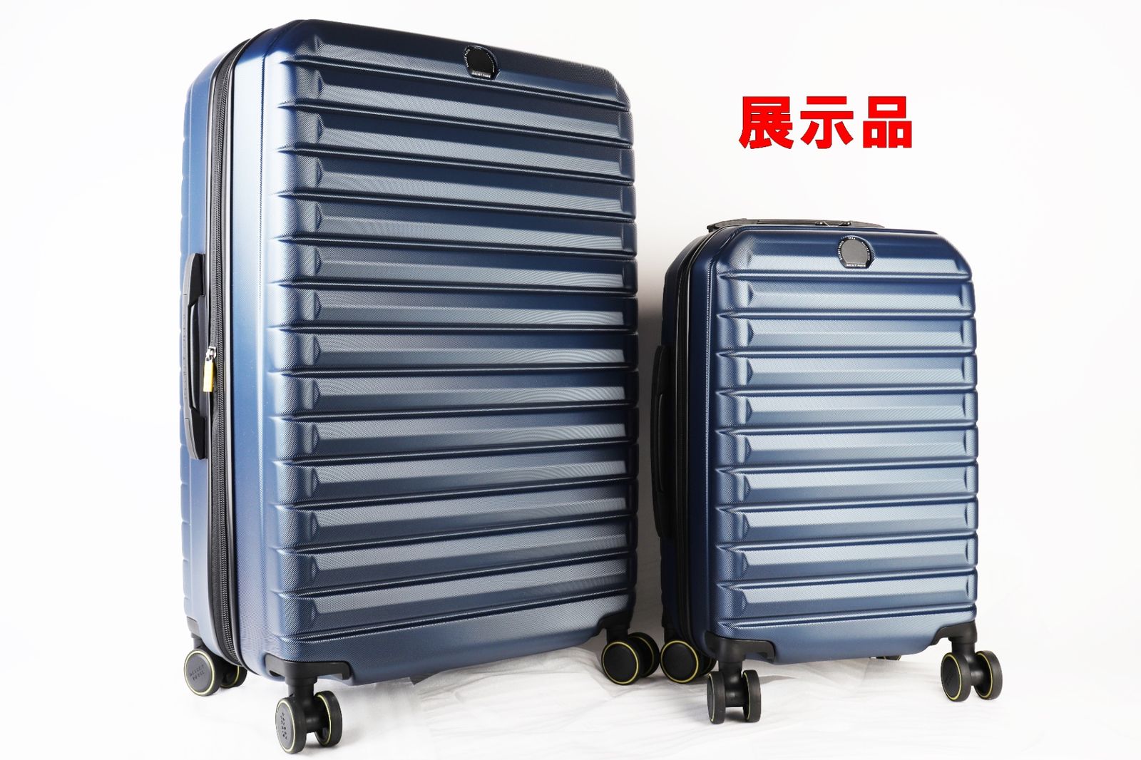 値下展示品 デルセー ヘリウムエッジ スーツケース Lサイズ ブルー 112Ｌ 値下展示品 デルセー ヘリウムエッジ スーツケース Lサイズ ブルー