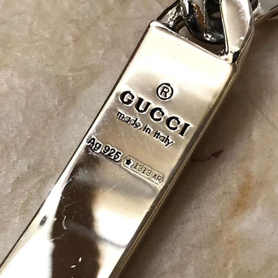 GUCCI グッチ ブレスレット ゴースト サイズ19 シルバー 925