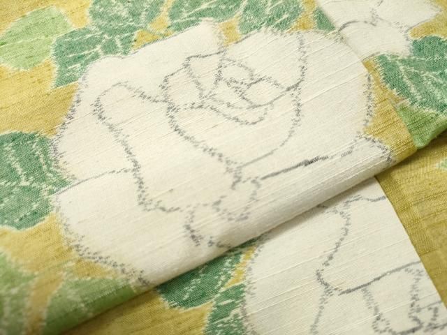 平和屋着物●小千谷紬 　バラ 　正絹　逸品　未使用　CAAS7011yc 平和屋着物○小千谷紬 バラ 正絹 逸品 未使用 CAAS7011yc - メルカリ