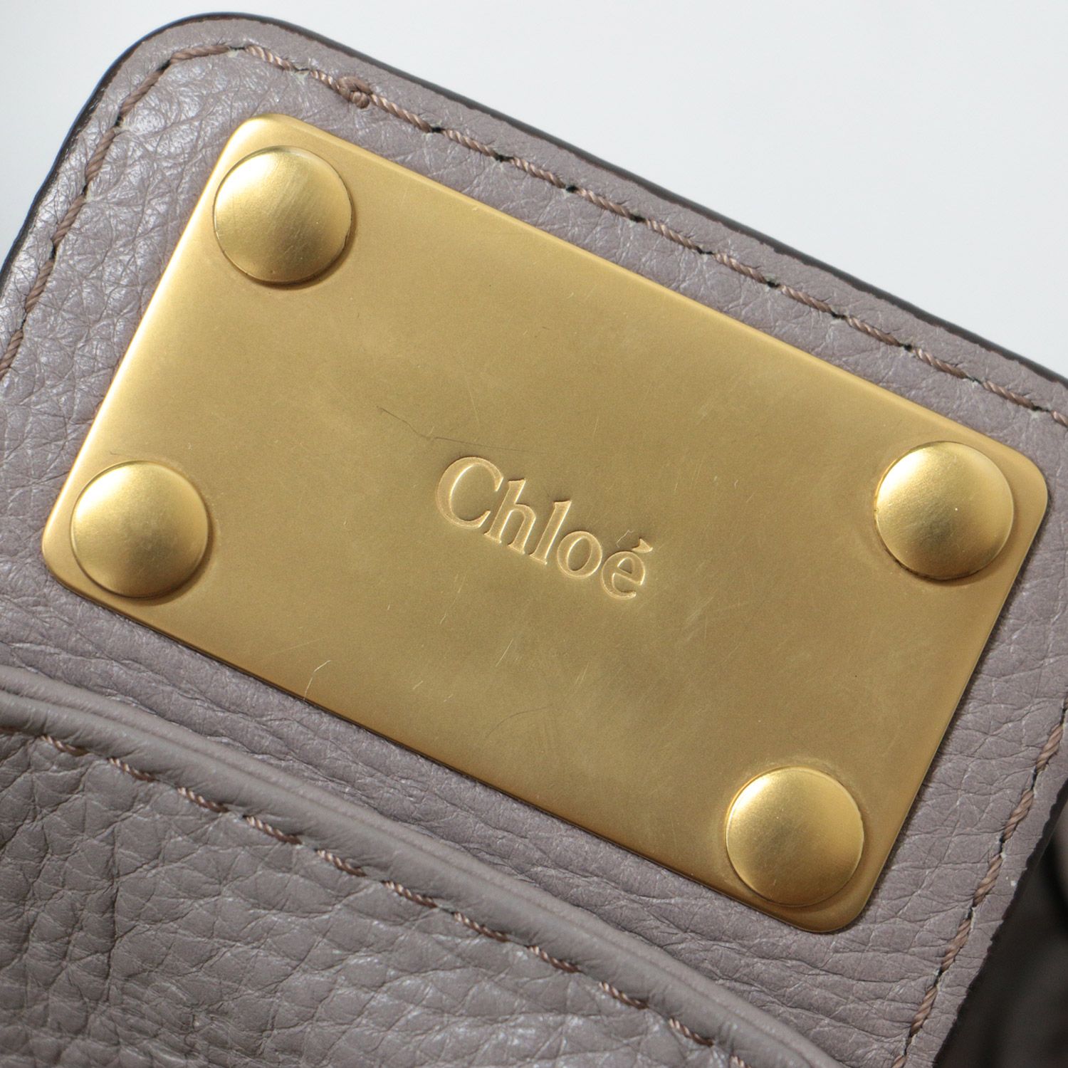 Chloé chloeクロエホワイトレザー ハンドバッグ南京錠 パディントン ハンドバッグ 南京錠 レザー べージュ（2024/11/05