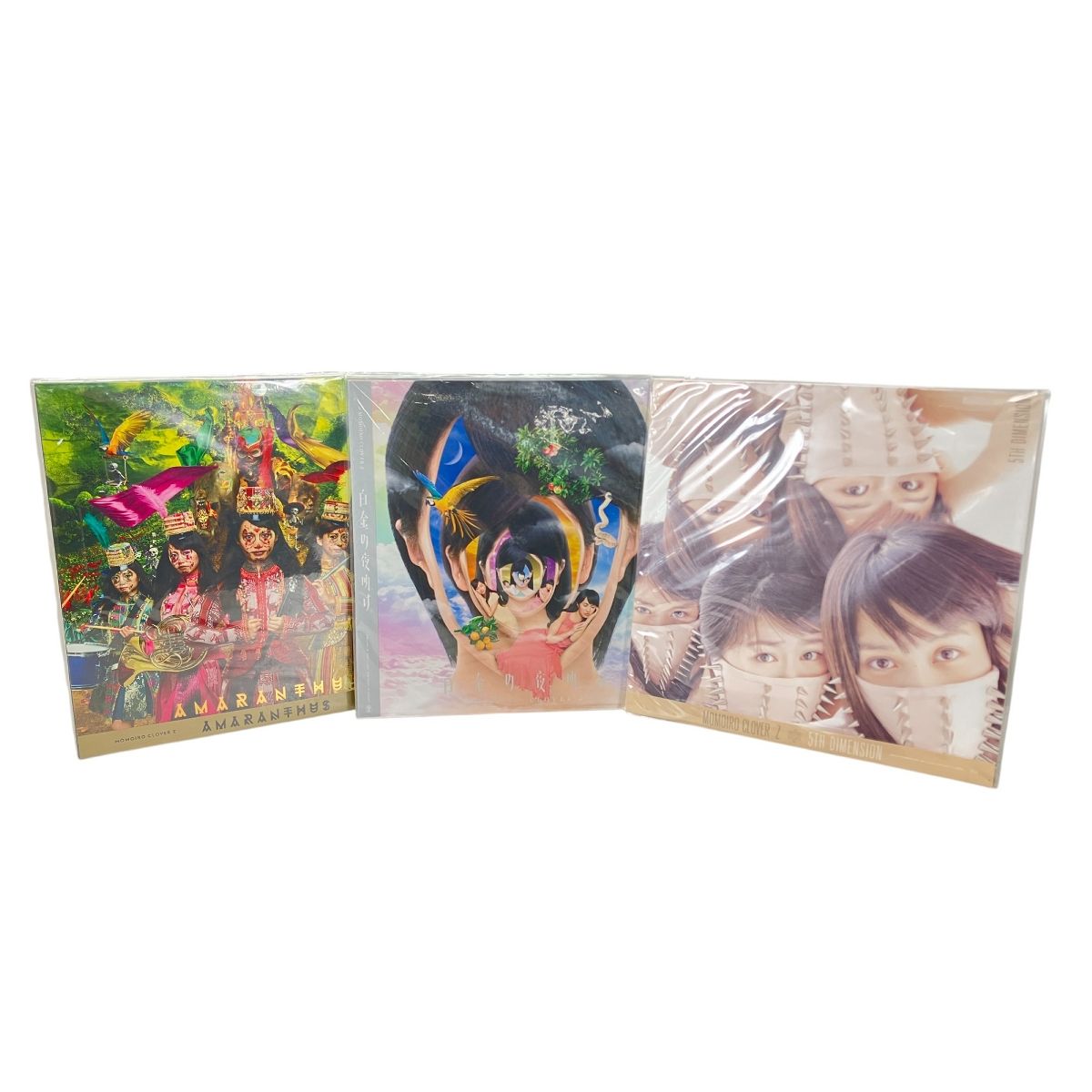 ももいろクローバーZ 白金の夜明け AMARANTHUS 5TH DIMENSION アナログ盤 LP レコード 3枚 セット W9953867