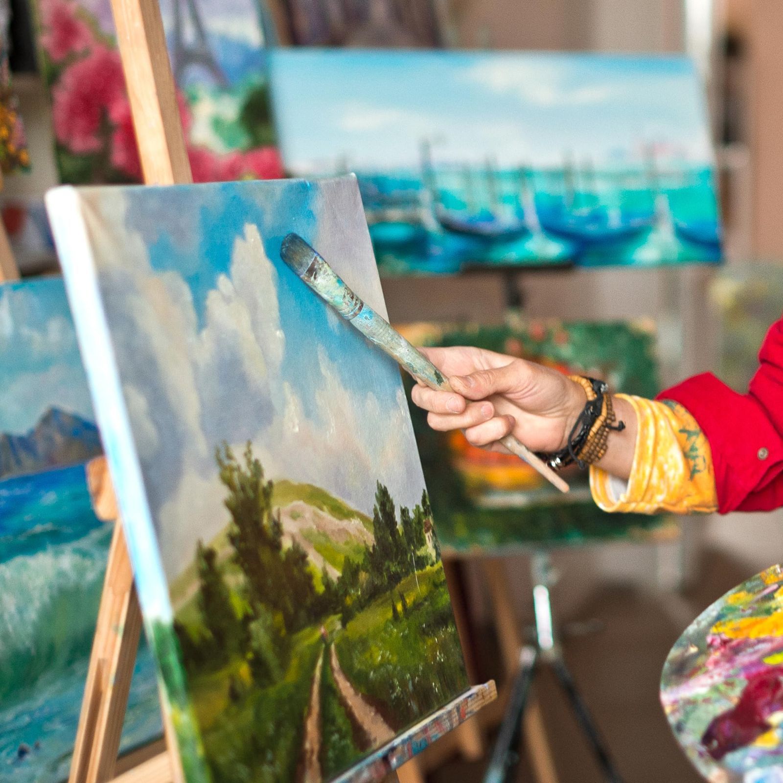 数量 116.7cmX116.7cm 2枚 S50 - 張りキャンバス 中目布? 水彩画 油絵画 アクリル兼用 綿化繊混紡 - AUREUO モダンアート ポップアートに最適 IMPECCABLEHEALTHCARESERVICES_COM